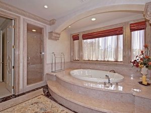 What is the most expensive part of a bathroom?