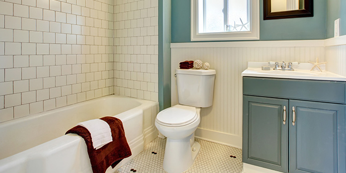 What do you remodel first in a bathroom?