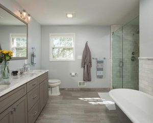 Does your bathroom and kitchen have to match?