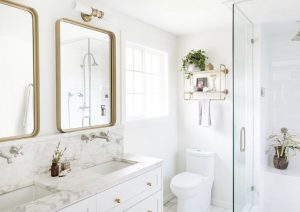 How can I make my bathroom look posh?